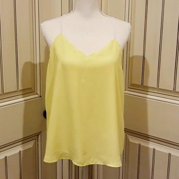 𝅺SWEET Wanderer Halter Tank Neon Yellow Size Large - Picture 1 of 10